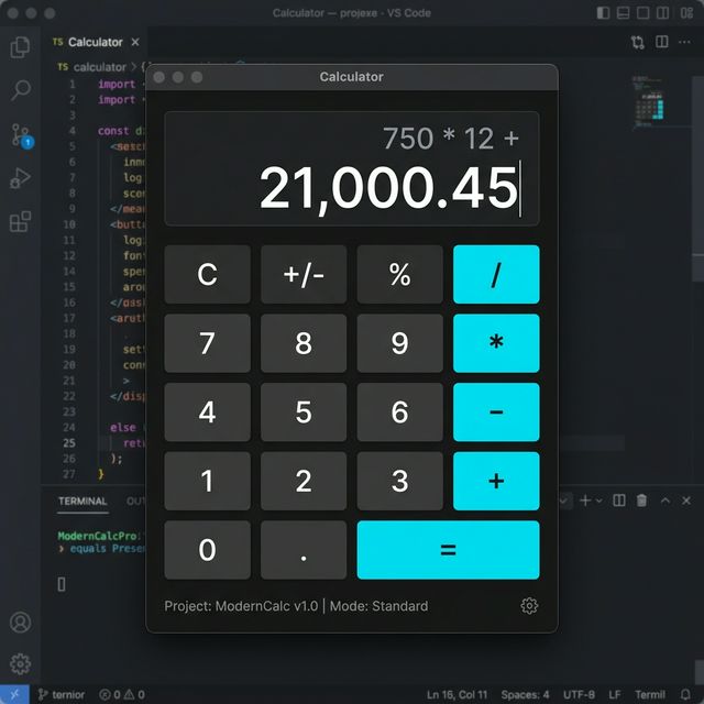 Calculator Project screenshot